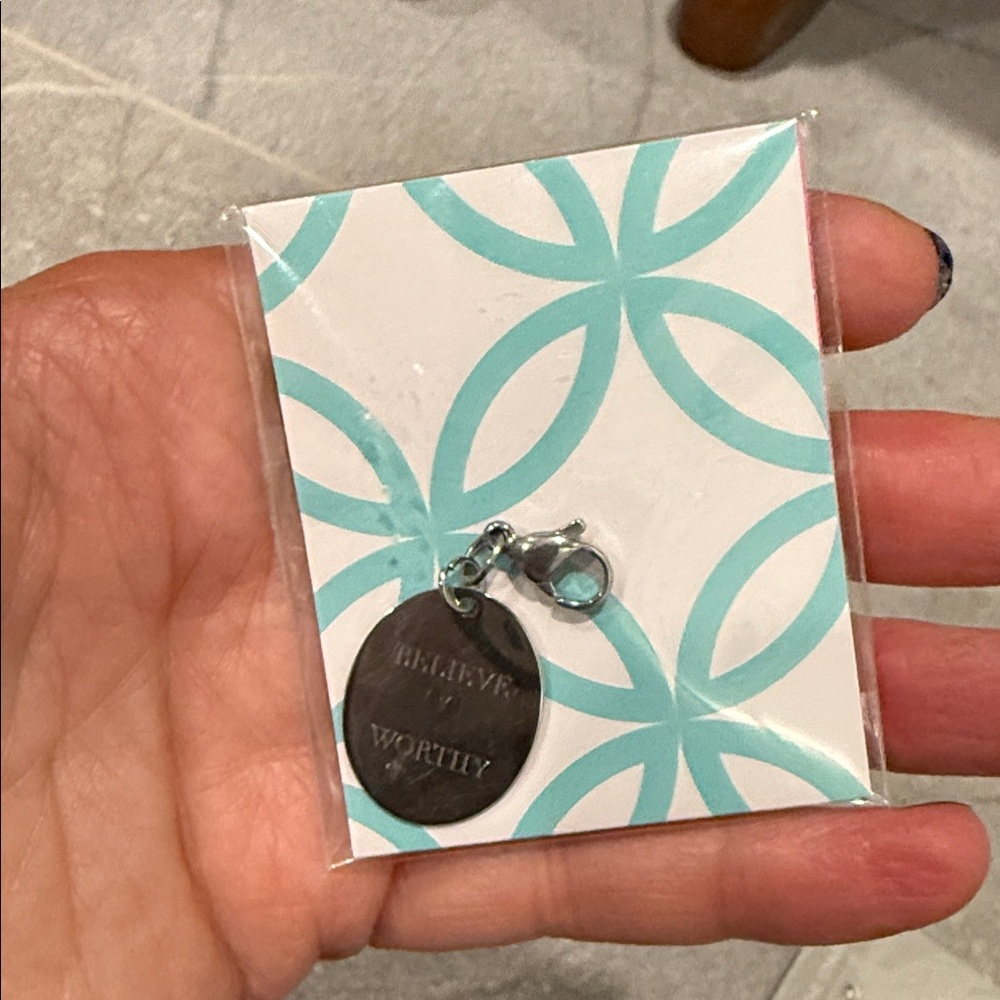 Inspirational Charm with Lobster Clasp